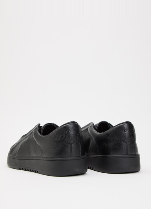 Dune London Troys sneaker van leer - achterkant 5 diepzwart