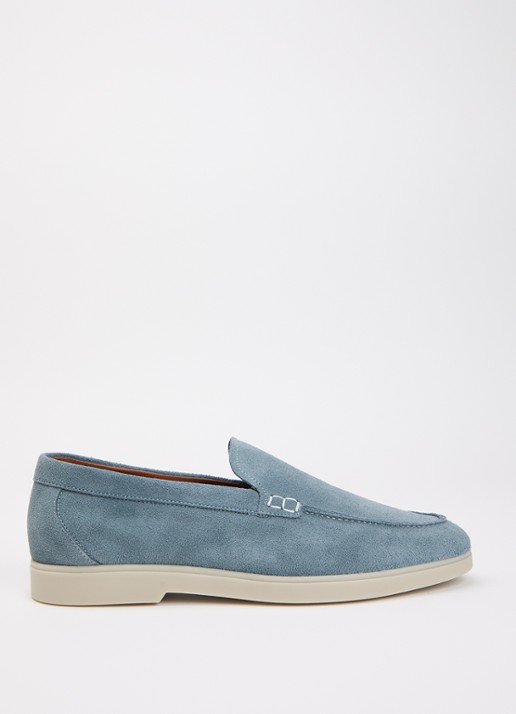 Dune London Wide Fit Boltman slip-on van suède