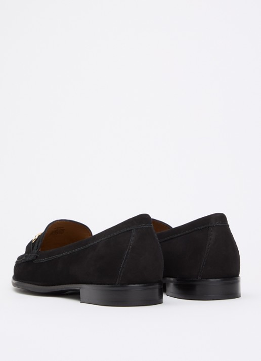 Dune London Wide Fit Glenny loafer - achterkant zwart
