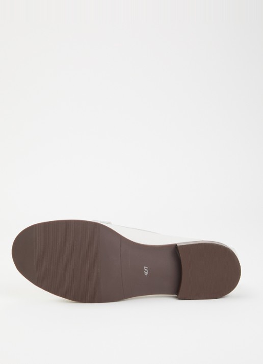 Dune London Wide Fit Glenny loafer - detail 3 wit