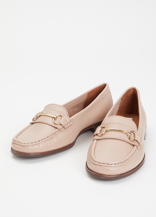 Dune London Wide Fit Glenny loafer - detail 2 roze