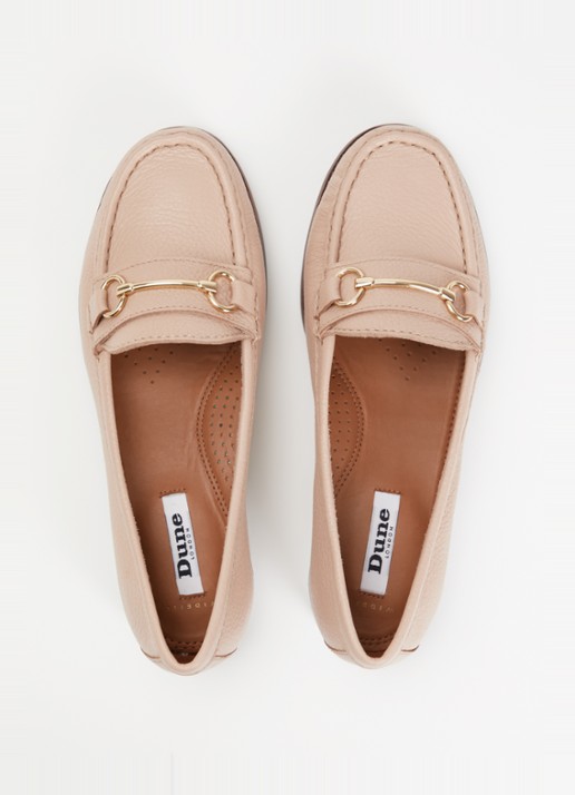 Dune London Wide Fit Glenny loafer - detail 3 roze