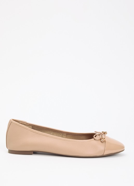 Dune London Wide Fit Hallo ballerina met strikdetail