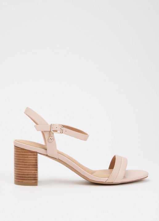 Dune London Wide Fit Jaycie sandalette van leer
