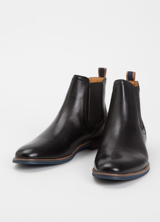 Dune London Wide Fit McKinley chelsea boot - detail 3 zwart