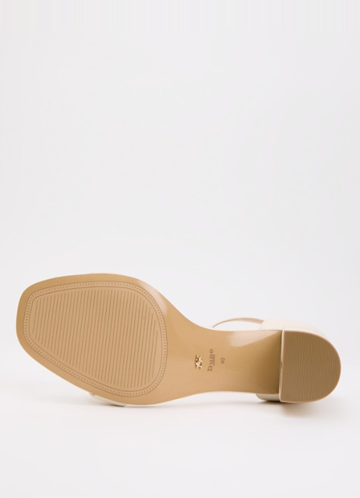 Dune London Wide Fit Melins sandalette - detail 5 ivoor