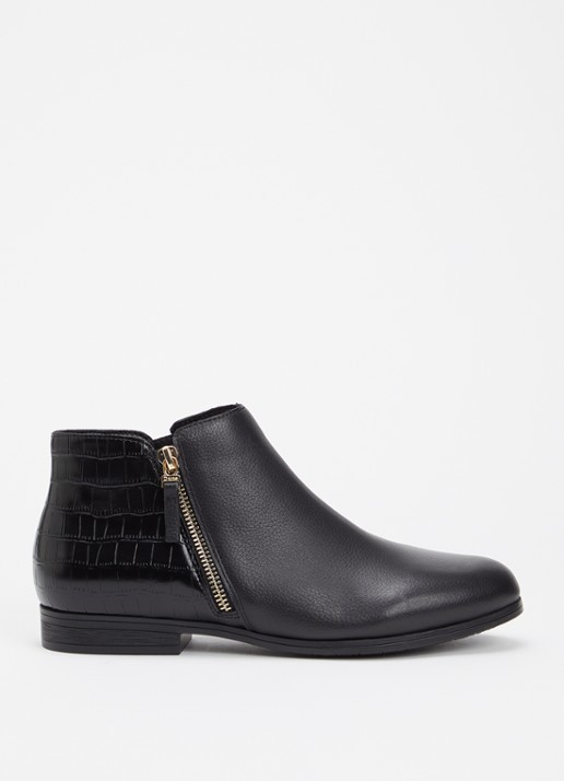 Dune London Wide Fit Pantha enkellaarsje