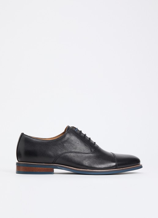 Dune London Wide Fit Stanlakes veterschoen van leer