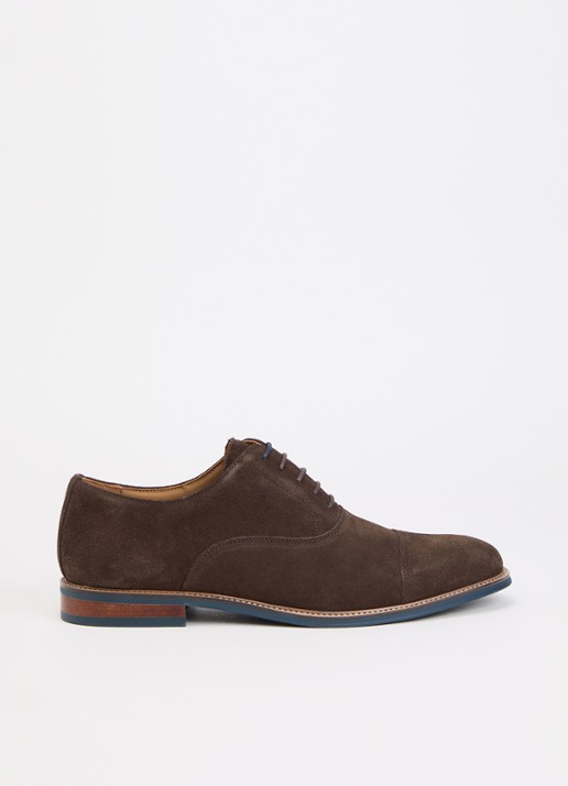 Dune London Wide Fit Stanlakes veterschoen van suède