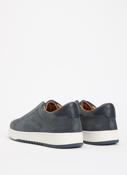 Dune London Wide Fit Troys sneaker  - achterkant 5 donkerblauw