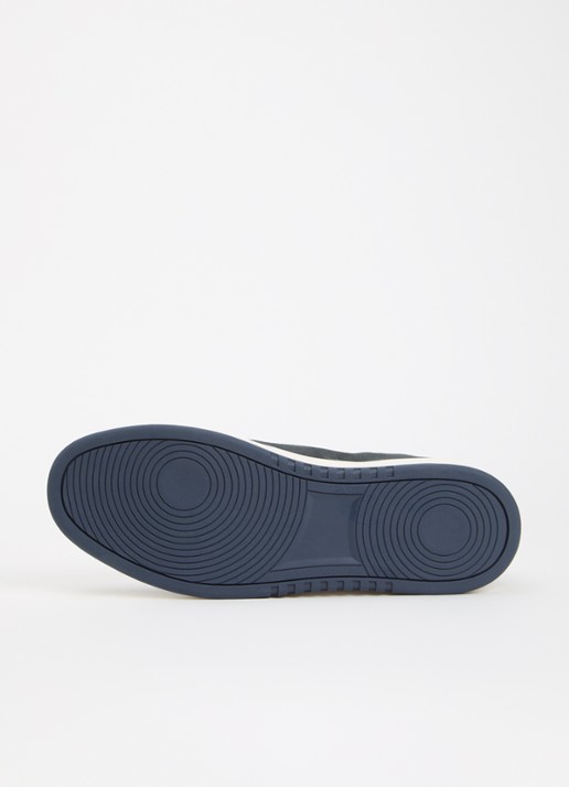 Dune London Wide Fit Troys sneaker  - detail 3 donkerblauw