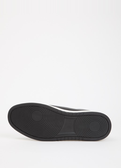 Dune London Wide Fit Troys sneaker  - detail 5 zwart