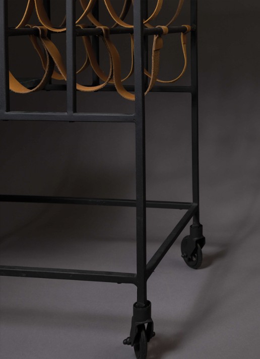 Dutchbone Mil trolley - detail groen