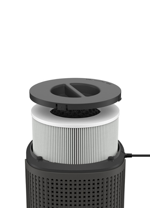 Duux Bright 2 Smart luchtreiniger - detail 7 zwart