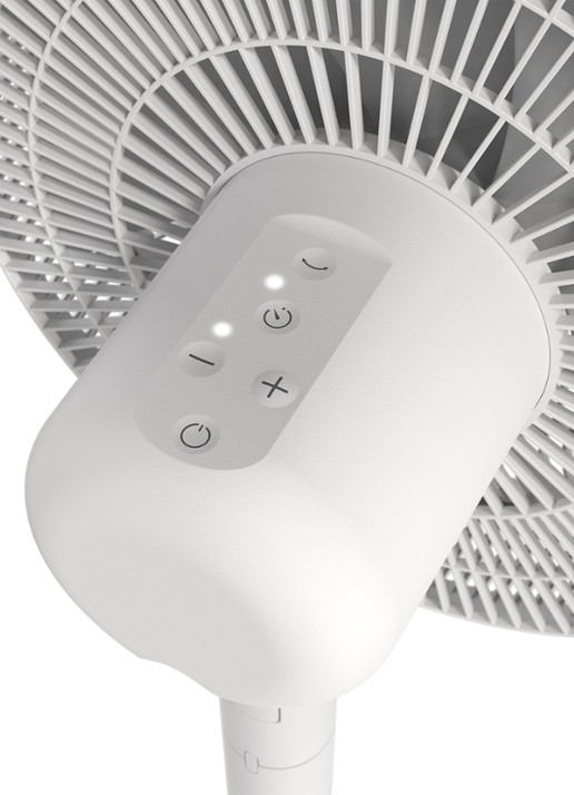 Duux Duux Whisper Essence verstelbare vloerventilator, 95 cm hoog - detail 5 wit