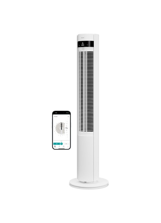 Duux Elevate Smart Tower torenventilator - voorkant wit