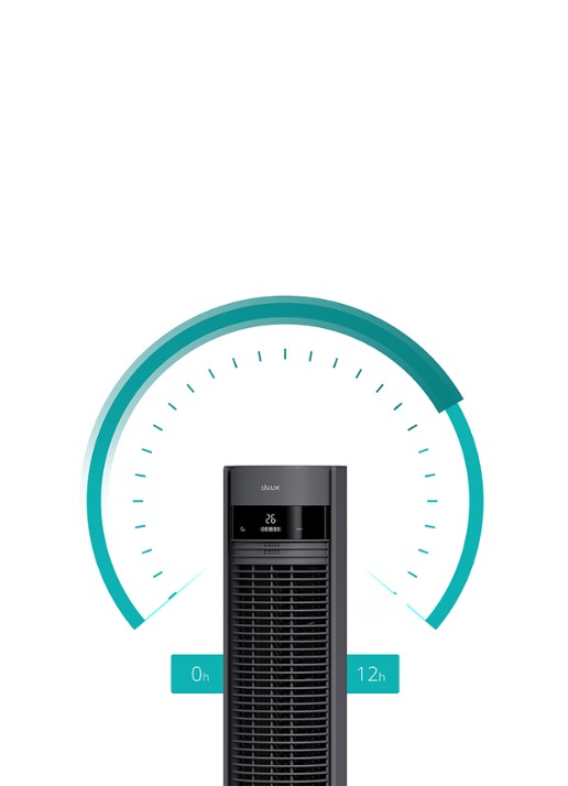 Duux Elevate Smart Tower torenventilator - detail 7 grijs