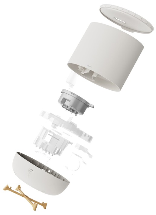 Duux Neo Smart Ultrasone luchtbevochtiger 31,5 cm - detail 4 lichtgrijs