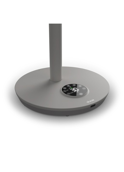 Duux Whisper 2 Smart verstelbare vloerventilator, 92 cm hoog - detail 5 grijs