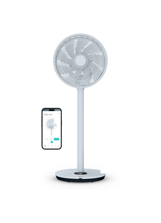 Duux Whisper 2 Smart verstelbare vloerventilator, 92 cm hoog