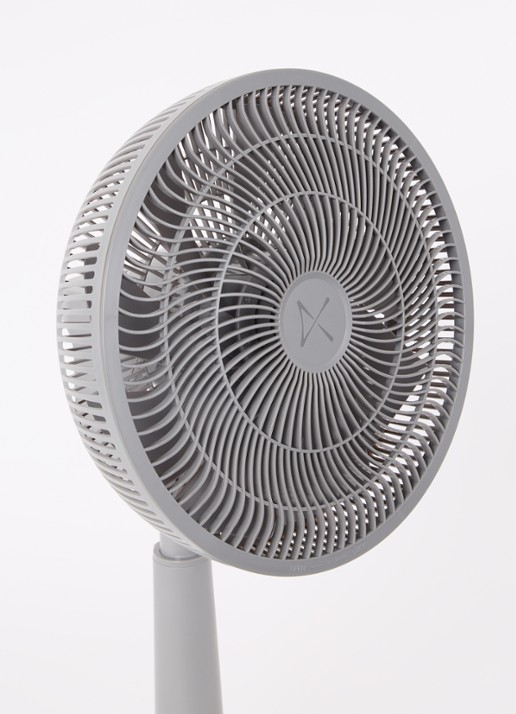 Duux Whisper 2 verstelbare vloerventilator DXCF27, 95 cm hoog - voorkant 2 grijs