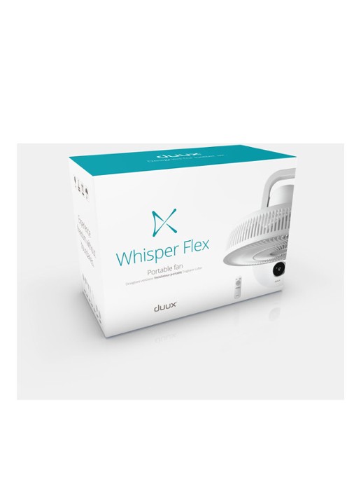Duux Whisper Flex Smart verstelbare vloerventilator met batterij, 88 cm  - detail 5 wit