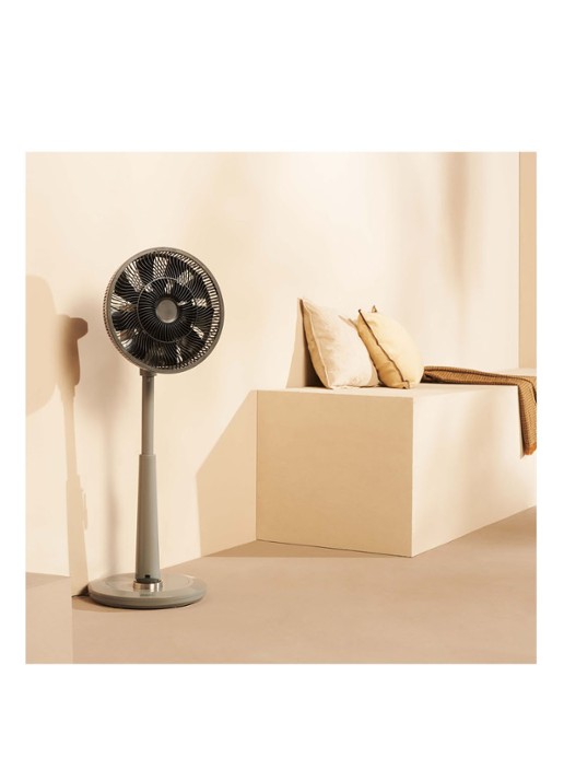 Duux Whisper vloerventilator DXCF09, 73 - 95 cm hoog - detail grijs