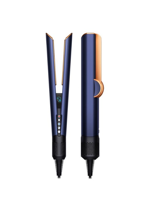 Dyson Airstrait Prusian stijltang - blauw / koper 