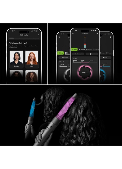 Dyson Airwrap i.d.™ - Straight + Wavy Ceramic Apricot / Topaz - detail 4 undefined