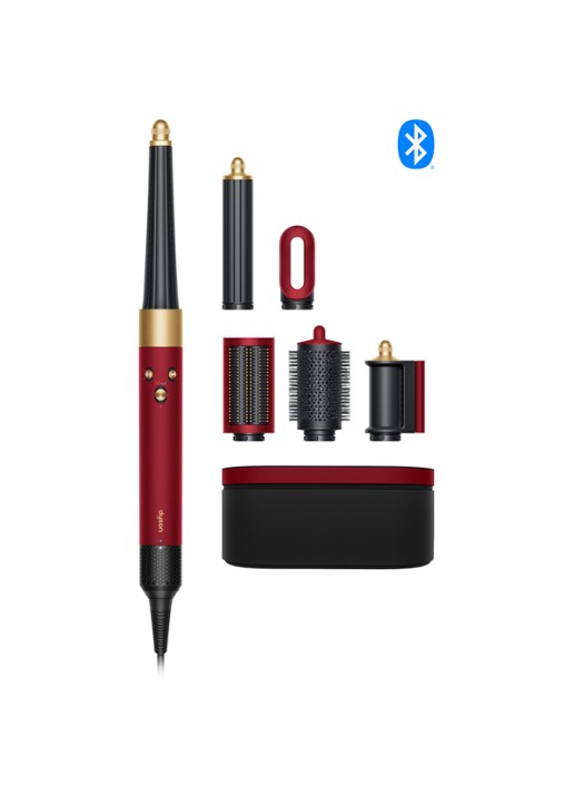 Dyson Airwrap i.d.™ - Red Velvet / Gold Straight + Wavy