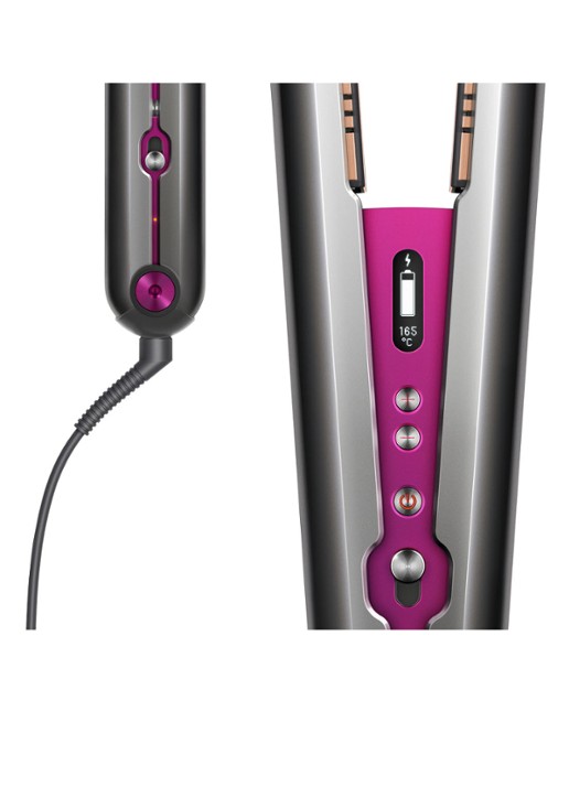 Dyson Corrale stijltang - nikkel / roze - detail 3 roze