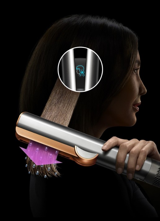 Dyson Dyson Airstrait™ stijltang - Strawberry Bronze/ Blush Pink - detail 3 strawberry bronze / blush pink
