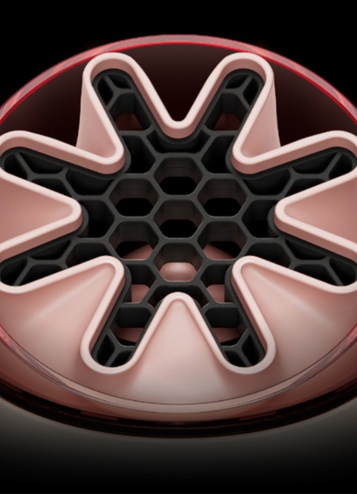 Dyson HushJet™ Mini Cool draagbare ventilator - detail 5 lichtroze