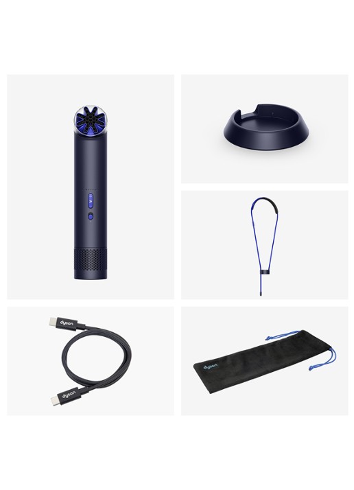 Dyson HushJet™ Mini Cool draagbare ventilator - achterkant 8 donkerblauw