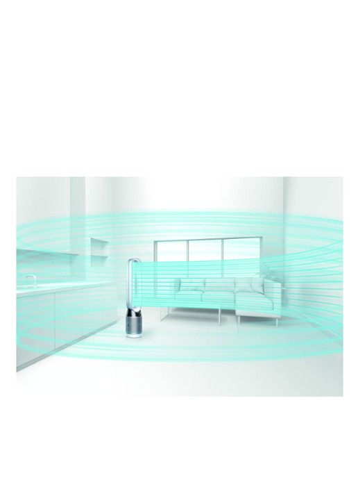 Dyson Pure Cool Tower luchtreiniger en vloerventilator, 105 cm hoog - detail wit
