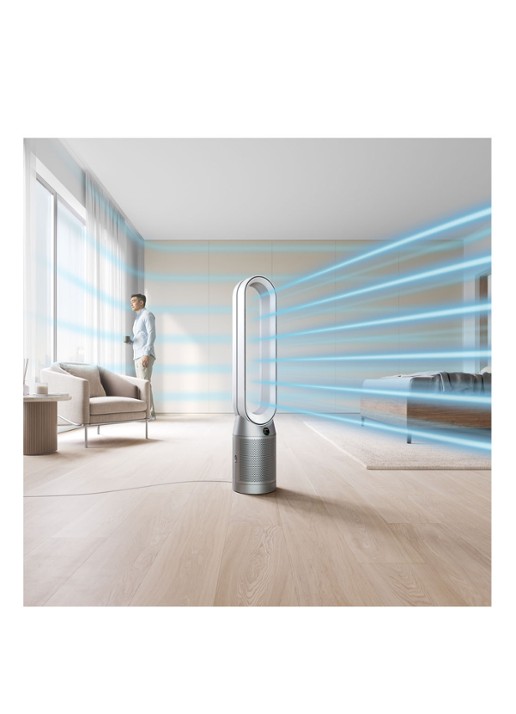 Dyson Purifier Cool luchtreiniger, koeler & vloerventilator, 105 cm hoog - voorkant 2 zilver