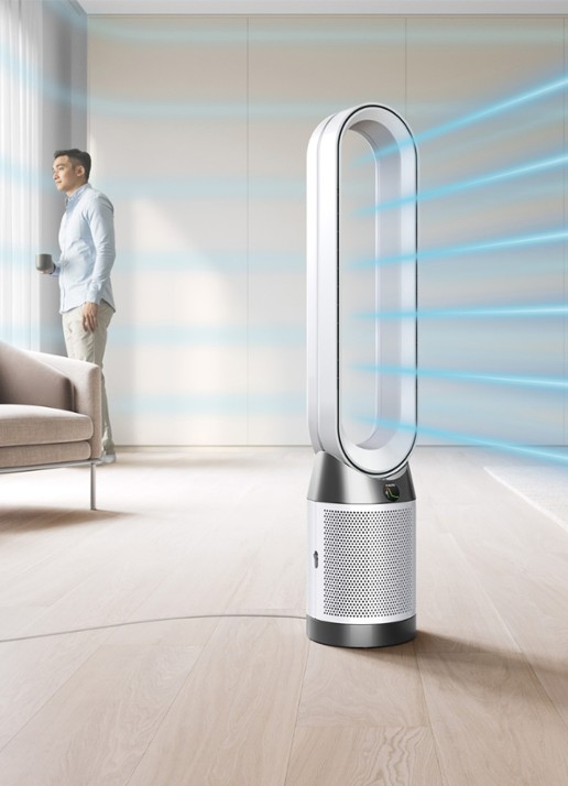 Dyson Purifier Cool PC1 luchtreiniger & vloerventilator, 105 cm - detail 2 zilver