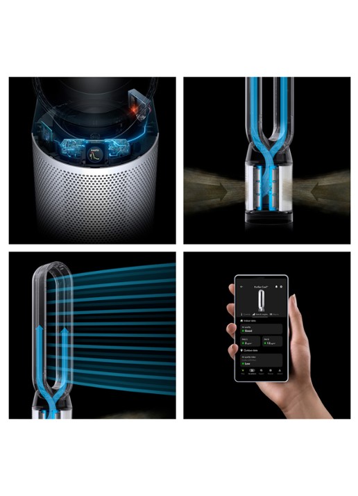 Dyson Purifier Cool PC1 luchtreiniger & vloerventilator, 105 cm - detail 4 zilver