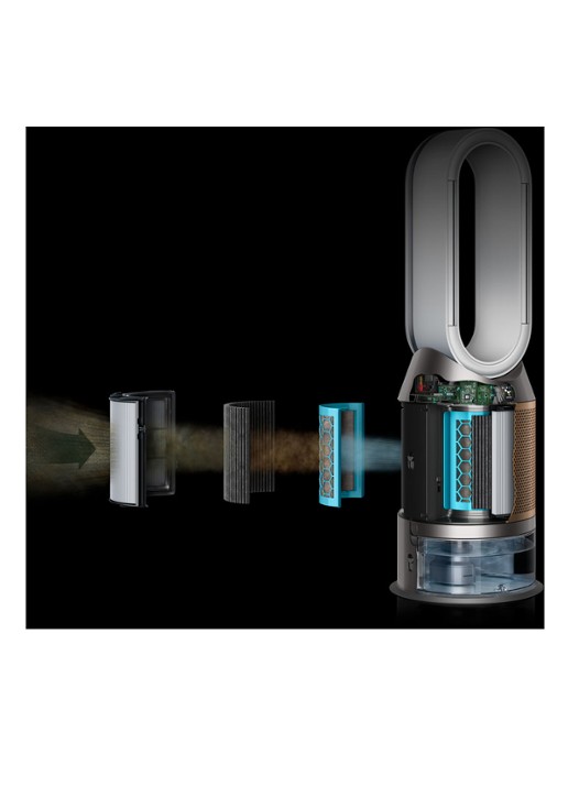 Dyson Purifier Humidify + Cool Formaldehyde luchtbevochter, luchtreiniger & tafelventilator, 92,3 cm hoog - detail 6 goud