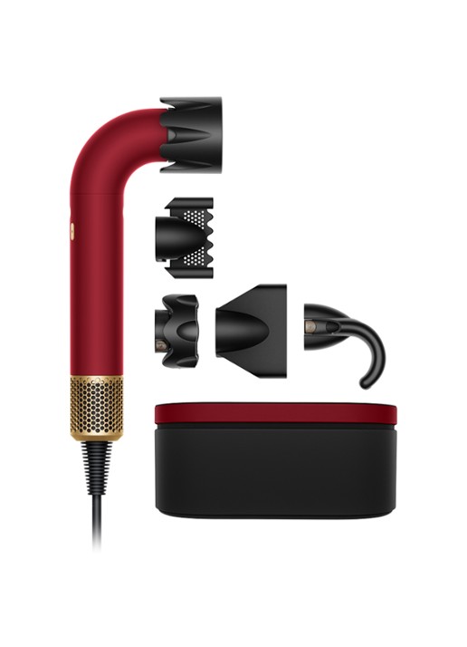 Dyson Supersonic r™ föhn– Straight+Wavy Red Velvet / Gold