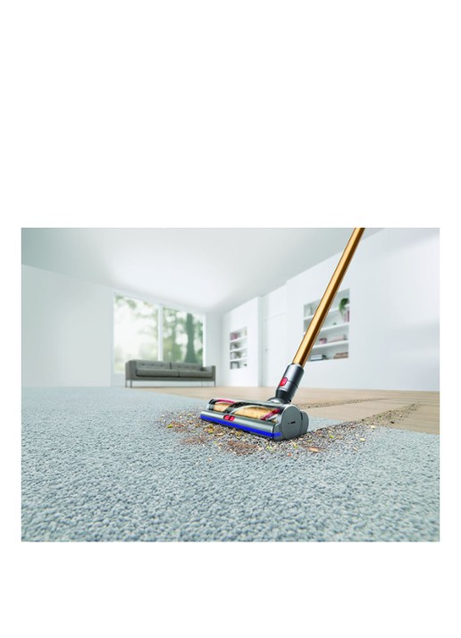 Dyson V11 Absolute Pro snoerloze stofzuiger 128 cm - geel  - detail geel