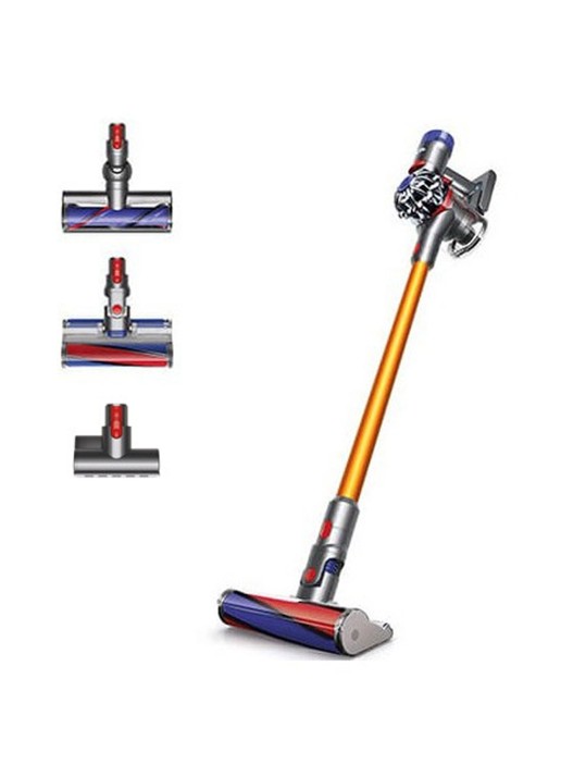 Dyson V8 Absolute snoerloze steelstofzuiger 124 cm - geel - detail 2 geel