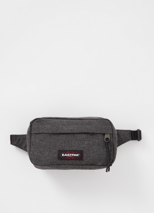 Eastpak Bouncer heuptas met logo - voorkant antraciet