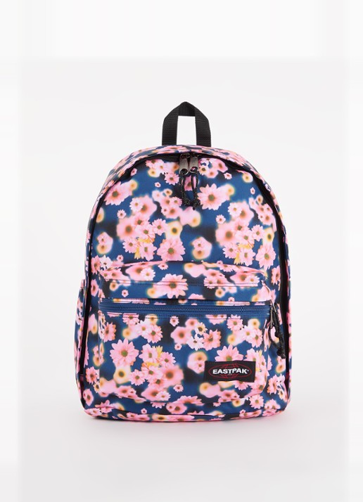 Eastpak Day Pak'r rugzak met 14 inch laptopvak en bloemen print - voorkant 2 multicolor