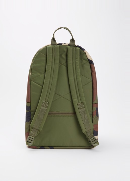 Eastpak Double Office rugzak met 16 inch laptopvak - achterkant 3 legergroen