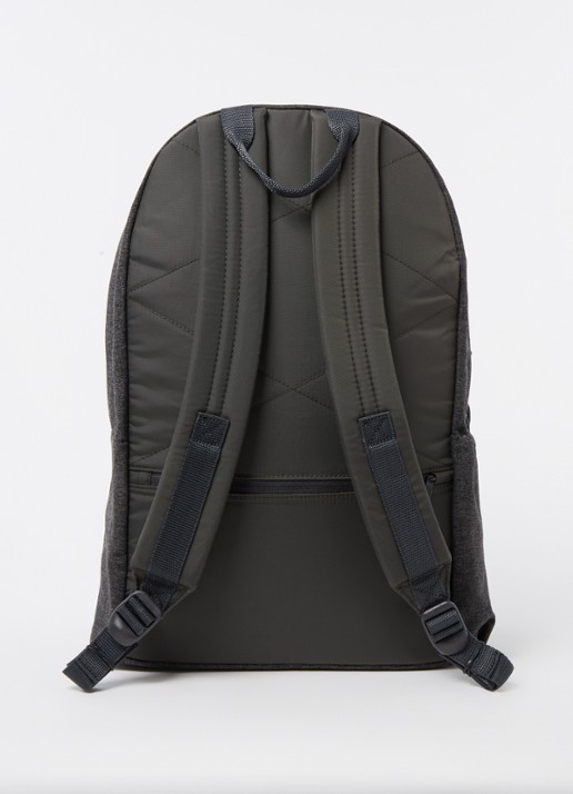 Eastpak Padded Double rugzak met 13 inch laptopvak - achterkant grijsmele