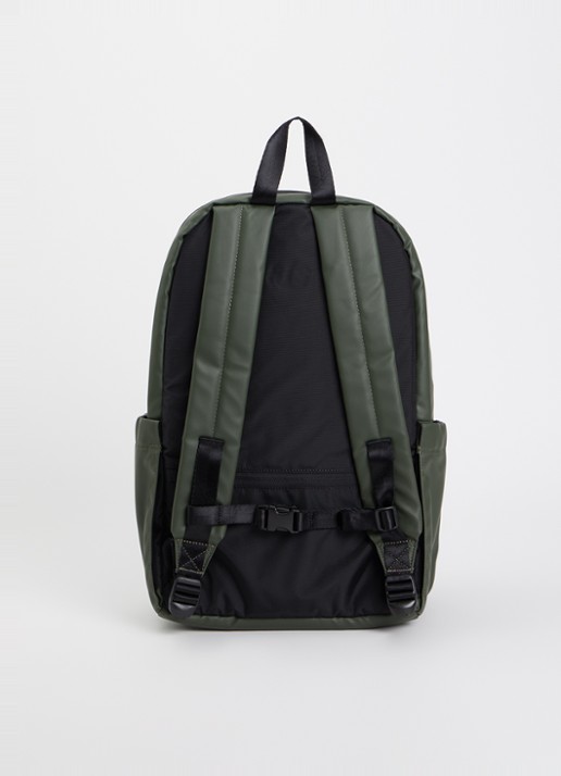 Eastpak Tarp Pack rugzak met 16 inch laptopvak en waterafstotende coating  - achterkant 3 legergroen