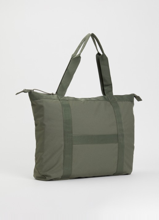 Eastpak Travel Tote schoudertas met 16 inch laptopvak - achterkant 5 mosgroen