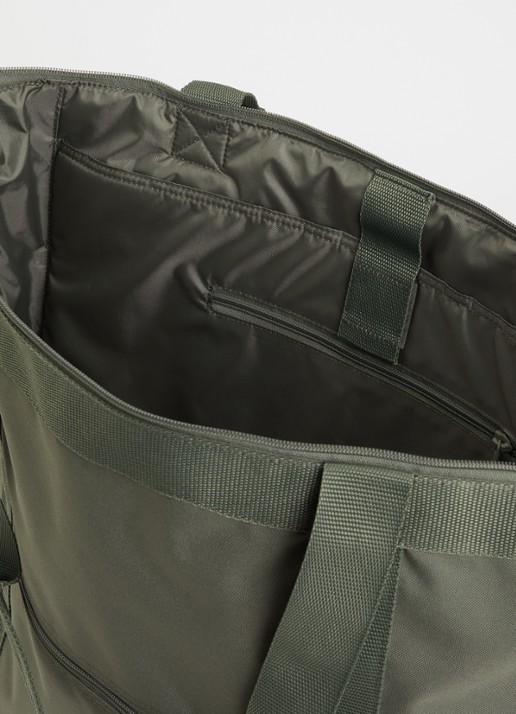Eastpak Travel Tote schoudertas met 16 inch laptopvak - detail 2 mosgroen