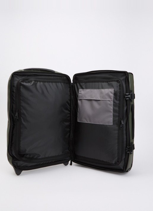 Eastpak Traverz Cnnct S trolley 51 cm - voorkant 2 bronsgroen